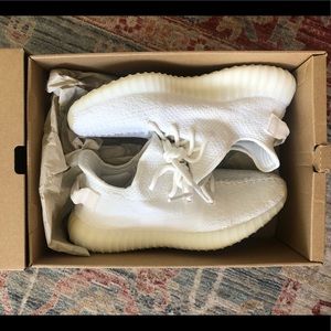 All white AUTHENTIC Yeezy boost 350